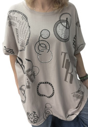 Футболки жіночі БАТАЛ оптом LEVISHA 