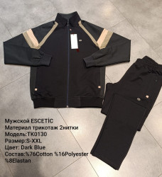Спортивные костюмы (тёмно синие) мужские оптом 74398602 0130-13