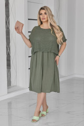 Платья женские ПОЛУБАТАЛ оптом Италия 03914652 2041-57