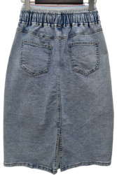 Юбки джинсовые женские БАТАЛ оптом 42017589 8113-140