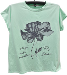 Футболки женские БАТАЛ оптом 63179284 5536-212