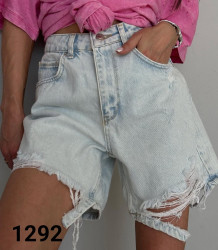Шорти джинсові жіночі WOMAN DENIM оптом