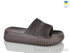 Шлепки, DeMur оптом W679 коричневий
