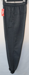 Спортивные штаны мужские БАТАЛ на флисе (gray) оптом 37981042 310-70