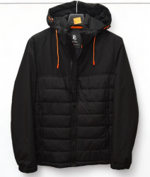 Куртки демисезонные мужские PANDA (черный) оптом 05378126 L62305-1