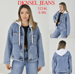Куртки джинсовые женские оптом 60845923 D521-256