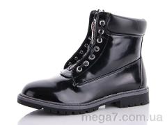 Ботинки, Захар-Gold оптом A17 black 36-40 змейка