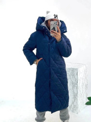 Куртки зимние женские (темно-синий) оптом VISCOSE 92165870 1237-8