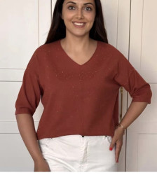 Кофты женские БАТАЛ оптом 50627341 25200-65