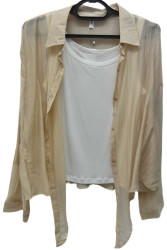 Сорочки жіночі ПОЛУБАТАЛ (2-ка) оптом BASE 