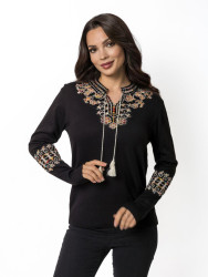 Джемперы вышитые женские оптом 71035648 76-62