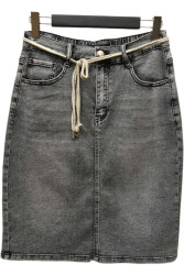 Спідниці джинсові жіночі ПОЛУБАТАЛ оптом Super jeans 