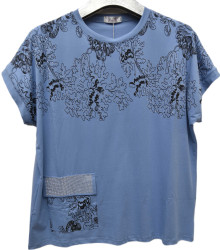 Футболки женские БАТАЛ оптом 51974602 735-86