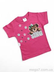 Футболка, Kids-modnik оптом 117-2 малиновий