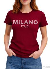 Футболка, Riza оптом 266 бордовий