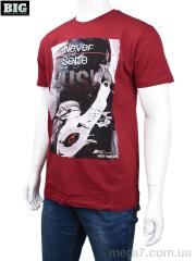 Футболка, BIG оптом 3707-115-1 bordo