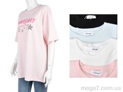 Футболка, Мир оптом 4064-1208-6 mix