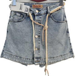 Шорти джинсові жіночі DERUN ПОЛУБАТАЛ оптом