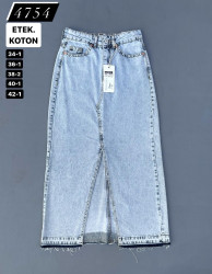Юбки джинсовые женские оптом 48601972 4754-15