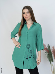 Рубашки женские БАТАЛ оптом 37860519 521-1-4