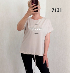 Футболки женские Батал оптом 23401659 7131-10