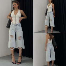 Шорты женские джинсовые оптом 81405673 52605-47