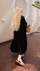 Сукні жіночі ПОЛУБАТАЛ (чорний) оптом