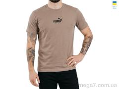 Футболка, Sport style оптом 01PU бежевий