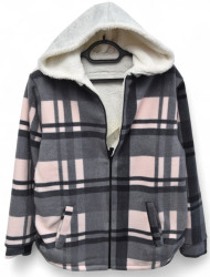 Рубашки женские на меху БАТАЛ оптом 19834765 012-58