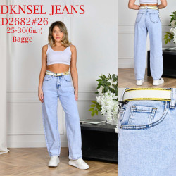 Джинсы женские DKNSEL оптом 76942350 D2682-19