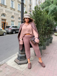 Брюки жіночі БАТАЛ оптом FASHION COTTON