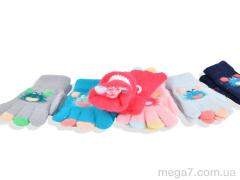 Перчатки, RuBi оптом 2513 (3-5) mix