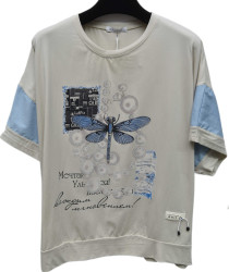 Футболки женские БАТАЛ оптом 14750862 W7080-75