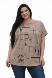 Футболки женские БАТАЛ оптом 25196873 26008-106