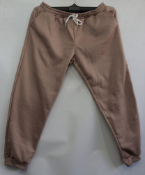 Спортивные штаны женские БАТАЛ на флисе оптом 83671049 03-14
