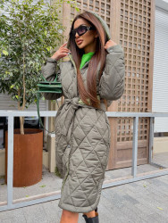 Куртки зимние женские (khaki) оптом Yanush  08234756 30352-17