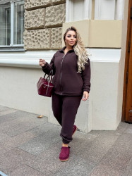 Спортивні костюми жіночі на флісі БАТАЛ оптом Defile comfort