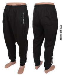 Спортивные штаны мужские HETAI (black) оптом 63854192 K112-16