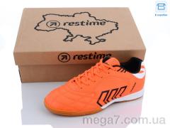 Футбольная обувь, Restime оптом DWB23655 orange-black