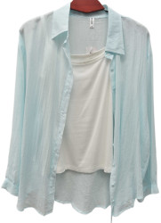 Сорочки жіночі (2-ка) ПОЛУБАТАЛ оптом 