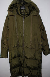 Куртки зимние женские STELLA MILANI БАТАЛ (khaki) оптом 29467580 17-60