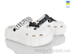 Кроксы, Rai shoes оптом --- E152-2-4 білий