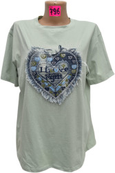 Футболки жіночі БАТАЛ оптом 