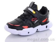 Кроссовки, Euro baby оптом 9086 black-yellow