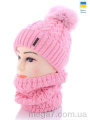 Шапка, Angelica оптом N3-19K pink