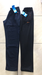 Спортивные штаны мужские БАТАЛ (черный) оптом 76493215 03-13