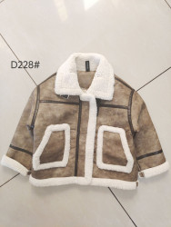 Дубленки детские зимние оптом 40258617 D228-102