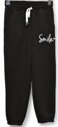 Спортивные штаны подростковые (черный) оптом 13609248 02-37