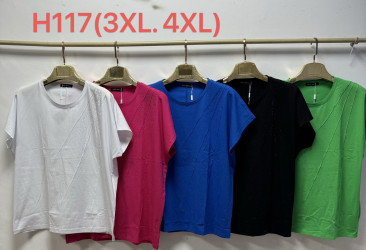 Футболки женские Супер Батал оптом 82610543 117