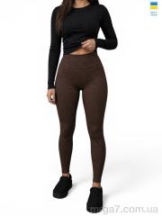 Лосины, Sport style оптом 5368 шоколад